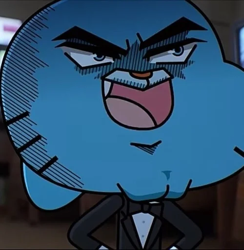 Стикер из набора Gumball :: @fStikBot для Телеграм: Статические 🤴