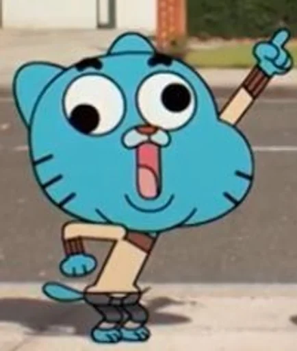 Стикер из набора Gumball :: @fStikBot для Телеграм: Статические 🤪