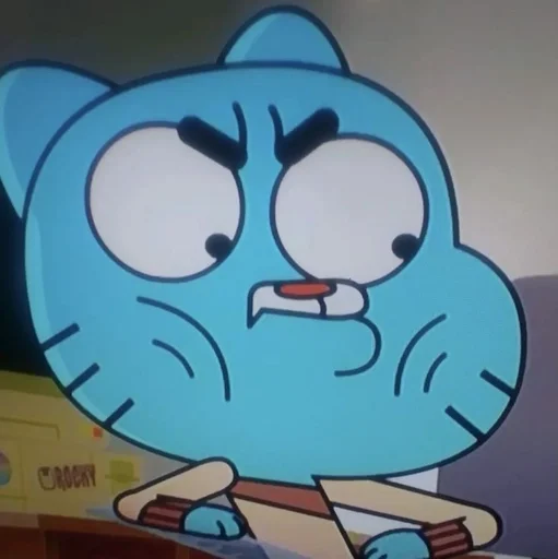 Стикер из набора Gumball :: @fStikBot для Телеграм: Статические 😎