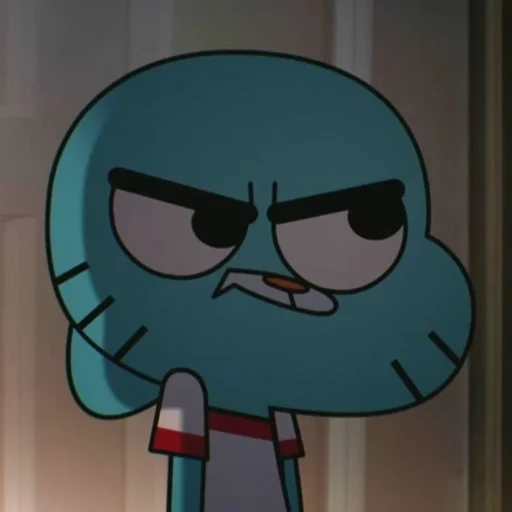 Стикер из набора Gumball :: @fStikBot для Телеграм: Статические 😠