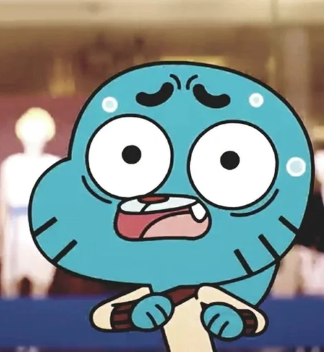 Стикер из набора Gumball :: @fStikBot для Телеграм: Статические 😨