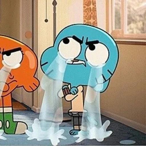 Стикер из набора Gumball :: @fStikBot для Телеграм: Статические 😭