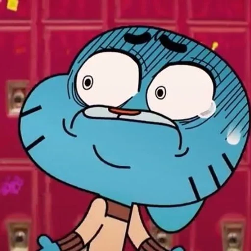 Стикер из набора Gumball :: @fStikBot для Телеграм: Статические 😰