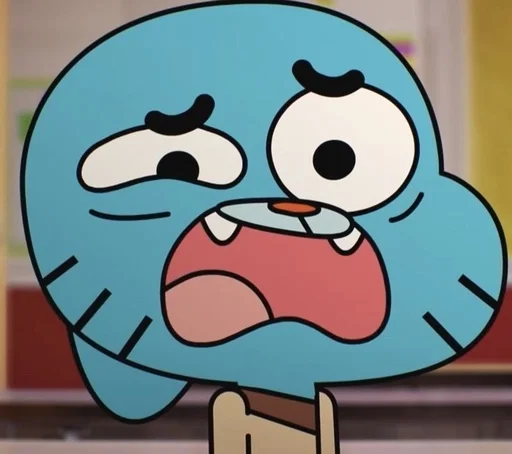 Стикер из набора Gumball :: @fStikBot для Телеграм: Статические 🫣
