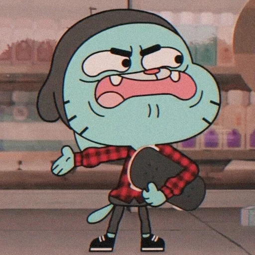 Стикер из набора Gumball :: @fStikBot для Телеграм: Статические 😒