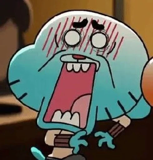 Стикер из набора Gumball :: @fStikBot для Телеграм: Статические 😱
