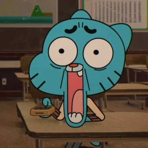 Стикер из набора Gumball :: @fStikBot для Телеграм: Статические 😱