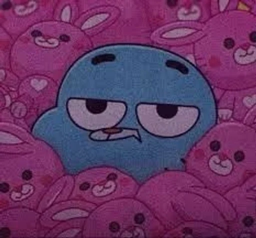 Стикер из набора Gumball :: @fStikBot для Телеграм: Статические 😶