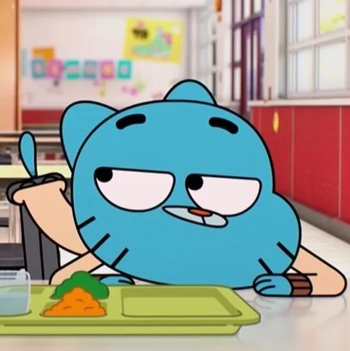 Стикер из набора Gumball :: @fStikBot для Телеграм: Статические 😳