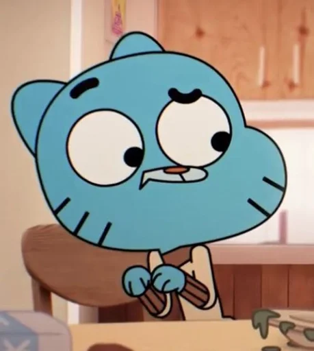Стикер из набора Gumball :: @fStikBot для Телеграм: Статические 🫤