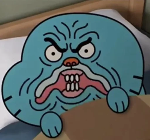 Стикер из набора Gumball :: @fStikBot для Телеграм: Статические 👺