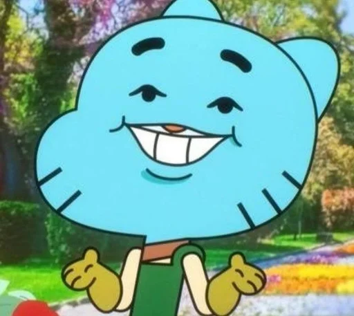 Стикер из набора Gumball :: @fStikBot для Телеграм: Статические 👨