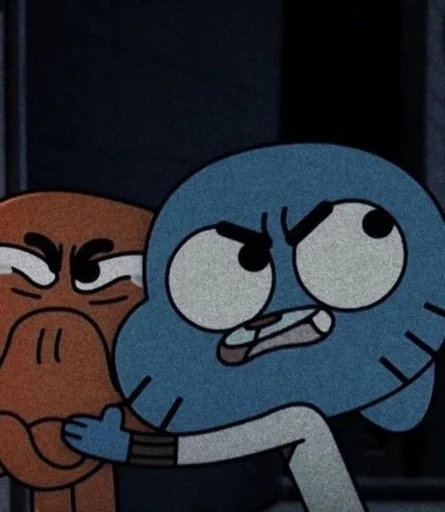 Стикер из набора Gumball :: @fStikBot для Телеграм: Статические 😠