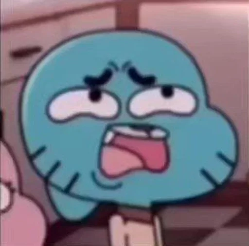 Стикер из набора Gumball :: @fStikBot для Телеграм: Статические 😕