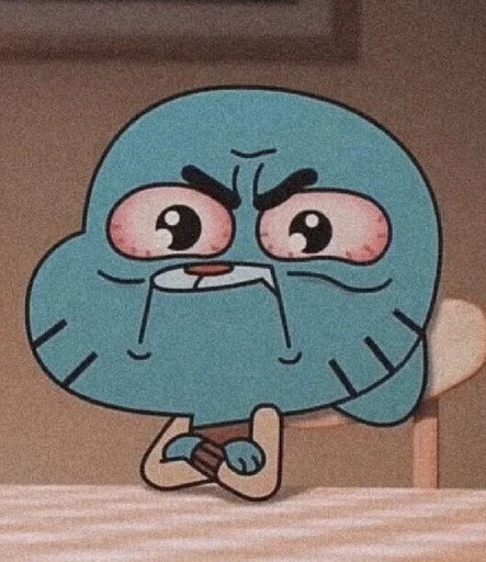 Стикер из набора Gumball :: @fStikBot для Телеграм: Статические 😤
