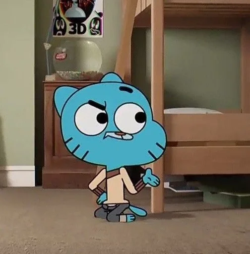 Стикер из набора Gumball :: @fStikBot для Телеграм: Статические 🤨