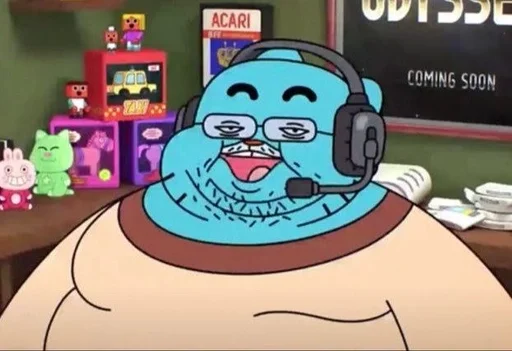 Стикер из набора Gumball :: @fStikBot для Телеграм: Статические 🤨