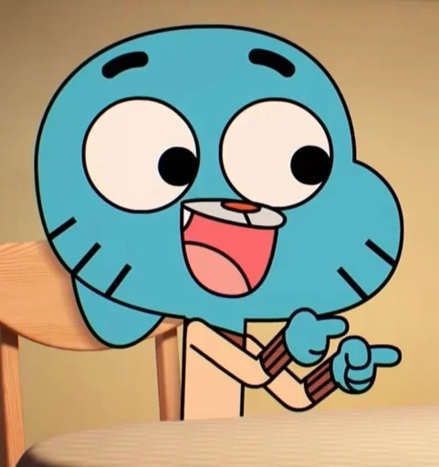 Стикер из набора Gumball :: @fStikBot для Телеграм: Статические 😃