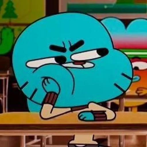 Стикер из набора Gumball :: @fStikBot для Телеграм: Статические 😤