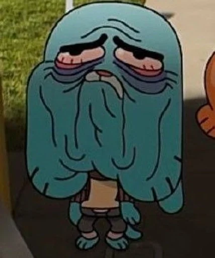 Стикер из набора Gumball :: @fStikBot для Телеграм: Статические 😪