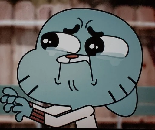 Стикер из набора Gumball :: @fStikBot для Телеграм: Статические 😥