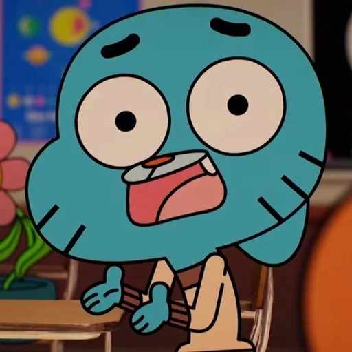Стикер из набора Gumball :: @fStikBot для Телеграм: Статические 😕
