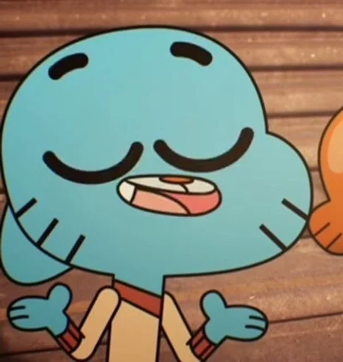 Стикер из набора Gumball :: @fStikBot для Телеграм: Статические 😌