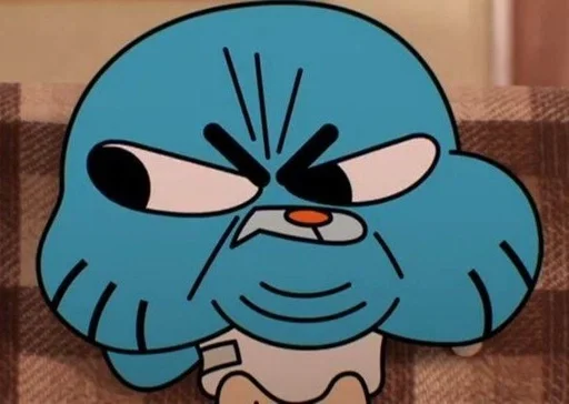 Стикер из набора Gumball :: @fStikBot для Телеграм: Статические 😾