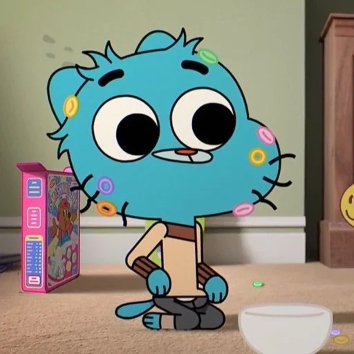 Стикер из набора Gumball :: @fStikBot для Телеграм: Статические 😀