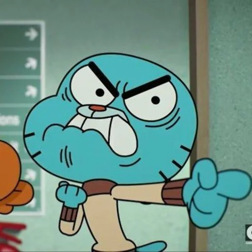 Стикер из набора Gumball :: @fStikBot для Телеграм: Статические 😤