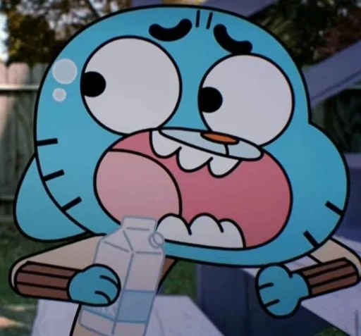 Стикер из набора Gumball :: @fStikBot для Телеграм: Статические 😫