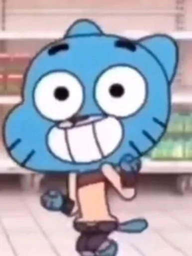 Стикер из набора Gumball :: @fStikBot для Телеграм: Статические 😁