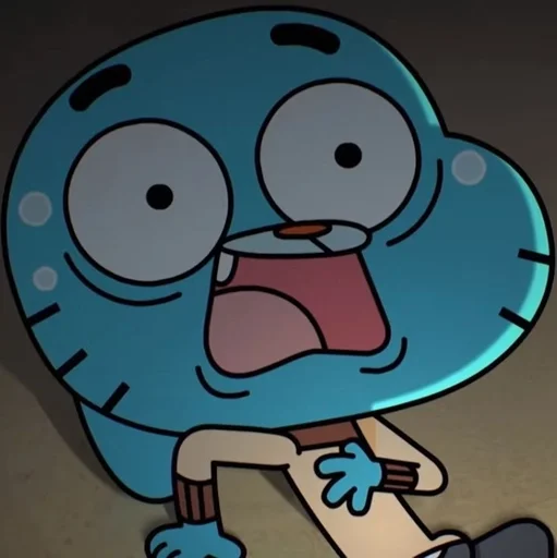 Стикер из набора Gumball :: @fStikBot для Телеграм: Статические 😨
