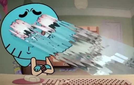 Стикер из набора Gumball :: @fStikBot для Телеграм: Статические 🌟
