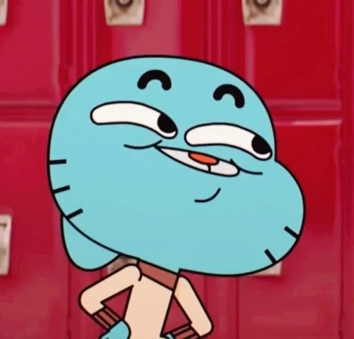 Стикер из набора Gumball :: @fStikBot для Телеграм: Статические 😏