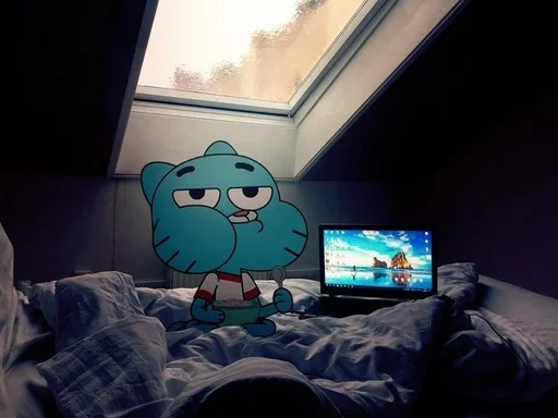 Стикер из набора Gumball :: @fStikBot для Телеграм: Статические ☺️