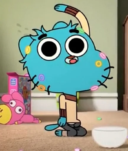 Стикер из набора Gumball :: @fStikBot для Телеграм: Статические 🤪