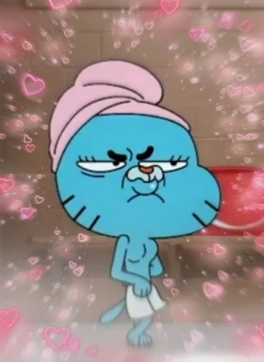 Стикер из набора Gumball :: @fStikBot для Телеграм: Статические 🧔‍♀