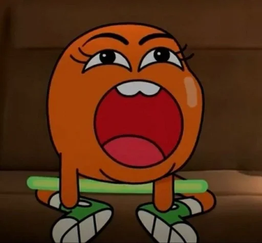 Стикер из набора Gumball :: @fStikBot для Телеграм: Статические 😵