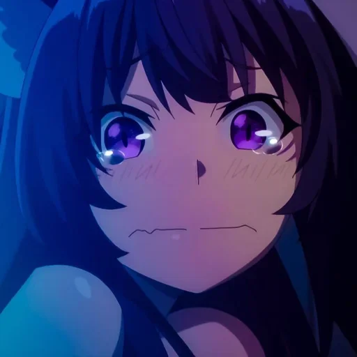 Стикер из набора Восхождение в тени @anime_stickerr для Телеграм: Статические 😢