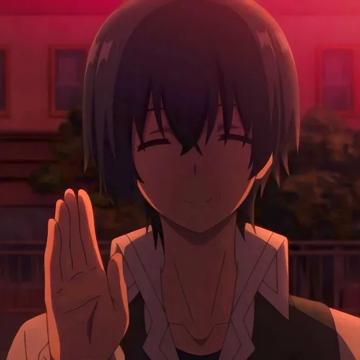 Стикер из набора Восхождение в тени @anime_stickerr для Телеграм: Статические 🤚