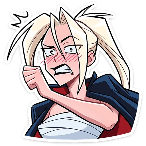Стикер из набора Рёко и Кента | @Premium_Stikers для Телеграм: Анимированные, Статические 😨