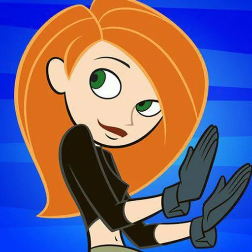 Стикер из набора Kim Possible || @staybeautiful13 для Телеграм: Статические 🧤