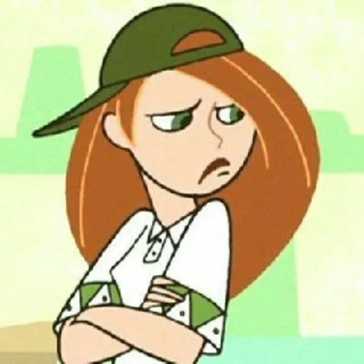 Стикер из набора Kim Possible || @staybeautiful13 для Телеграм: Статические 😾