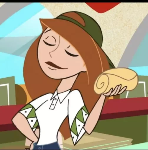 Стикер из набора Kim Possible || @staybeautiful13 для Телеграм: Статические 🌯