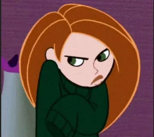Стикер из набора Kim Possible || @staybeautiful13 для Телеграм: Статические 💢