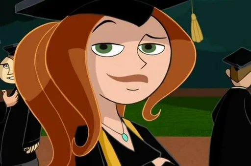 Стикер из набора Kim Possible || @staybeautiful13 для Телеграм: Статические 🎓
