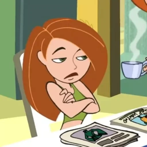 Стикер из набора Kim Possible || @staybeautiful13 для Телеграм: Статические ☕️