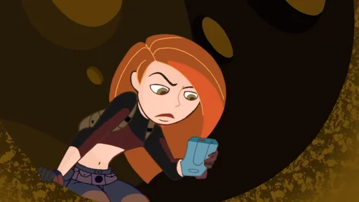 Стикер из набора Kim Possible || @staybeautiful13 для Телеграм: Статические 😡