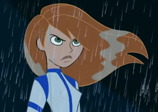 Стикер из набора Kim Possible || @staybeautiful13 для Телеграм: Статические 😾